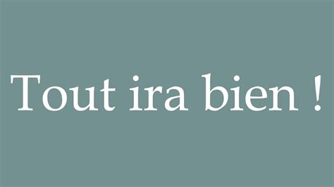 Tout ira bien 2025